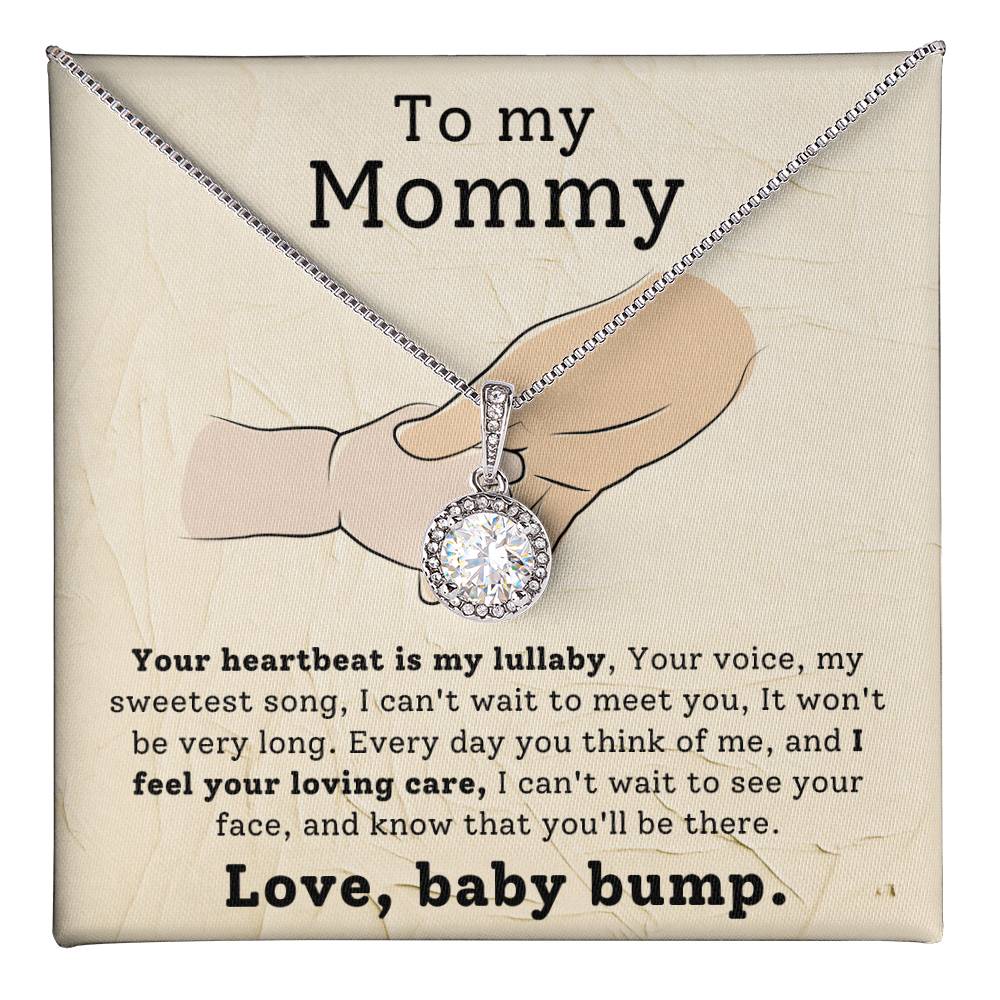 Mom from Baby Bump Hope Necklace Gift-[Heartfelt Family Gift]