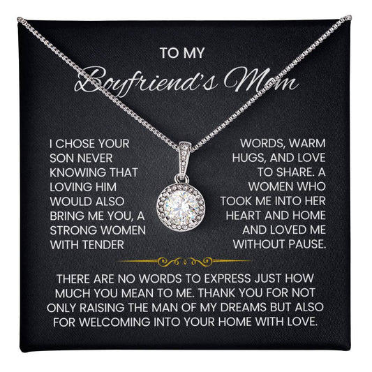 To My Boyfriends Mom Hope Necklace