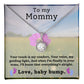Mommy from Baby Bump Hope Necklace Gift-[Heartfelt Family Gift]