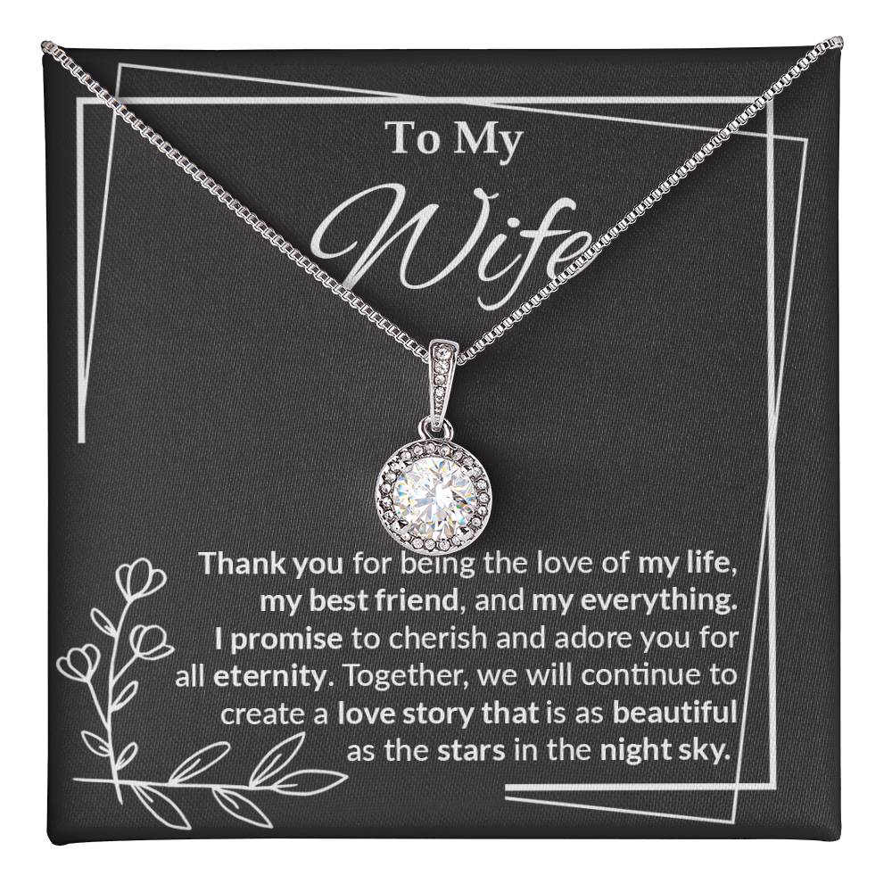 Monogrammed Hope Necklace for My Wife - Thoughtful Gift for Your Beloved - Shopify-[Heartfelt Family Gift]
