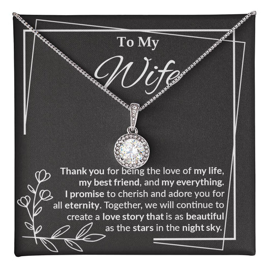 Monogrammed Hope Necklace for My Wife - Thoughtful Gift for Your Beloved - Shopify-[Heartfelt Family Gift]