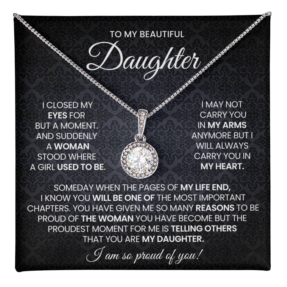 To My Daughter  Hope Necklace