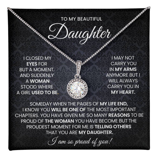 To My Daughter  Hope Necklace