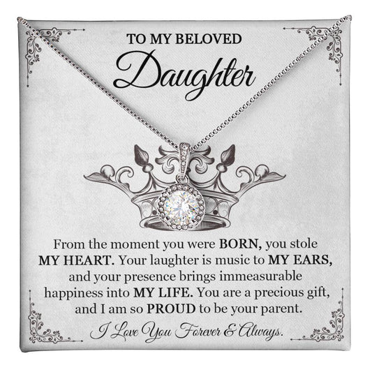 Beloved Daughter Hope Necklace - Thoughtful Gift for Your Beloved Child-[Heartfelt Family Gift]