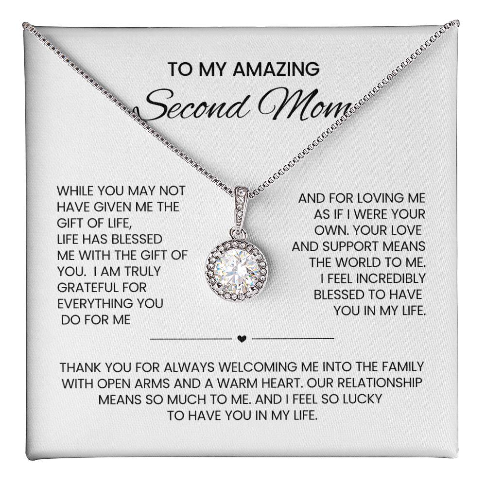 To My Second Mom  Hope Necklace