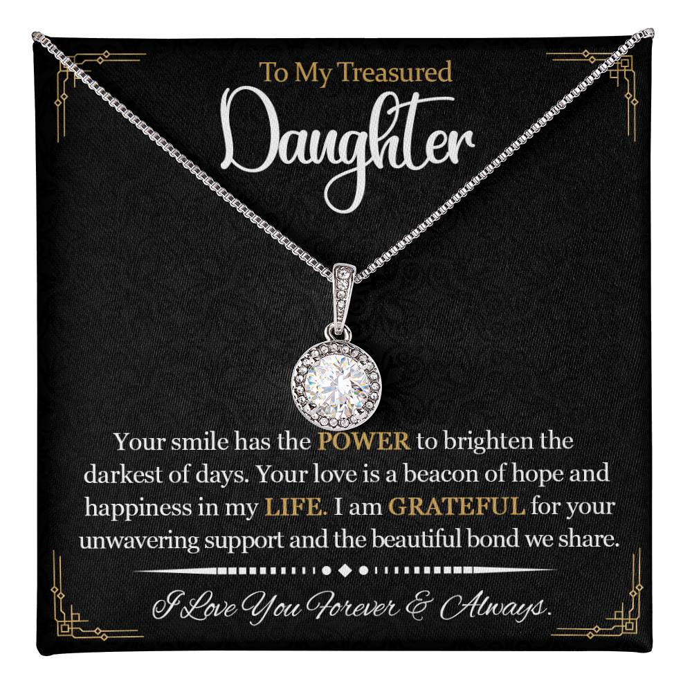 Daughter Hope Necklace  Thoughtful Gift to Bring Joyful Moments-[Heartfelt Family Gift]
