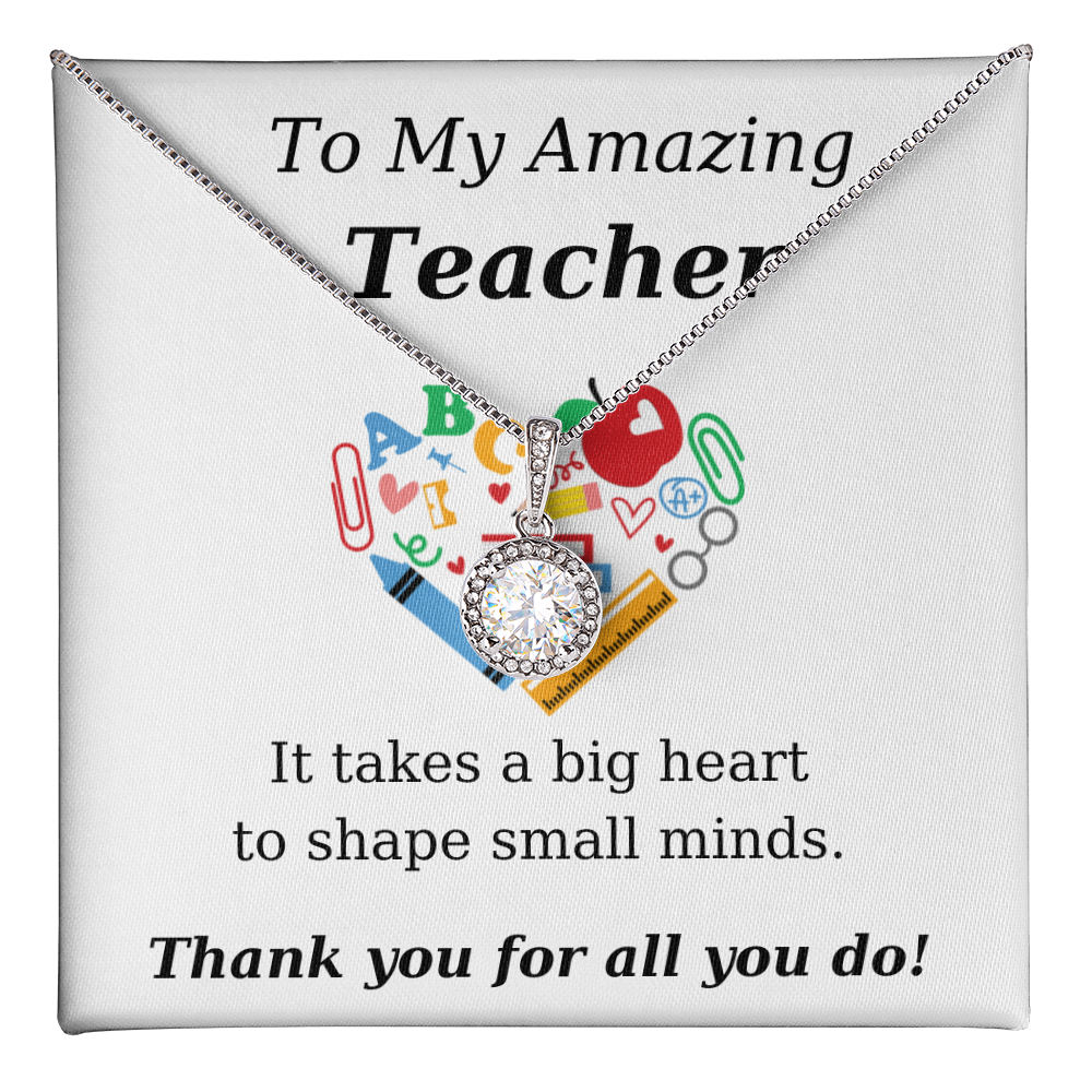Teacher Appreciation Necklace Gift