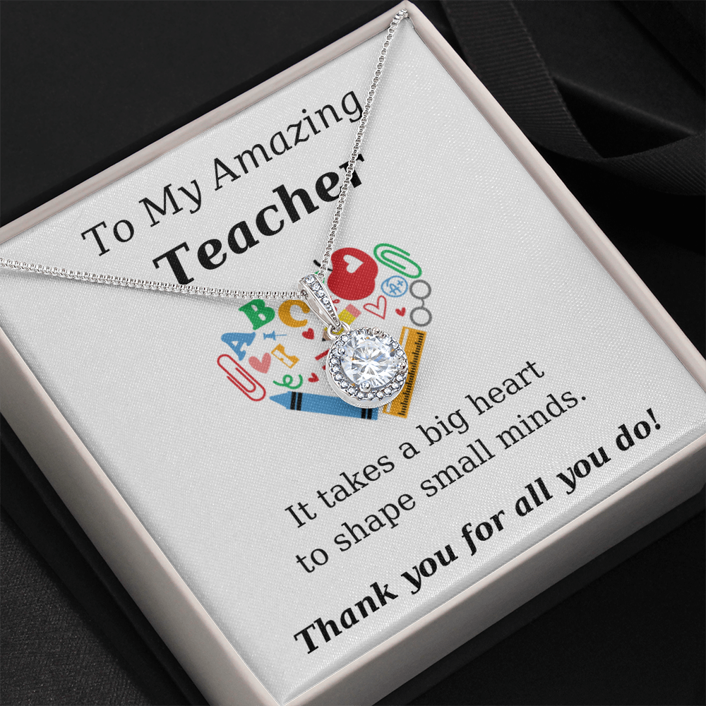 Teacher Appreciation Necklace Gift