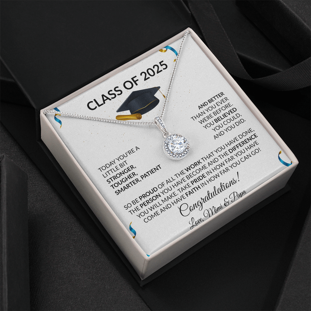 Class of 2025 Graduation Gift Necklace Eternal Hope-[Heartfelt Family Gift]