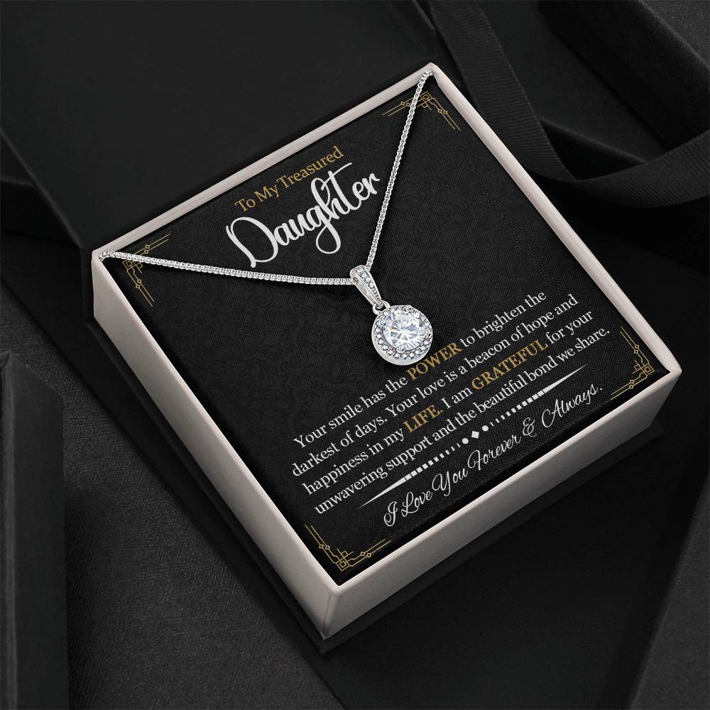 Daughter Hope Necklace  Thoughtful Gift to Bring Joyful Moments-[Heartfelt Family Gift]