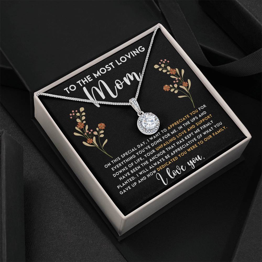Loving Mom Hope Necklace Gift-[Heartfelt Family Gift]