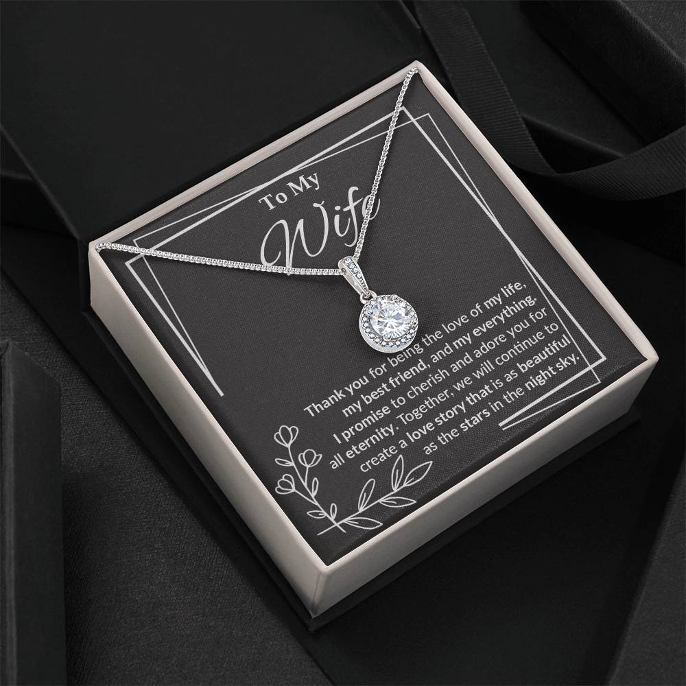 Monogrammed Hope Necklace for My Wife - Thoughtful Gift for Your Beloved - Shopify-[Heartfelt Family Gift]
