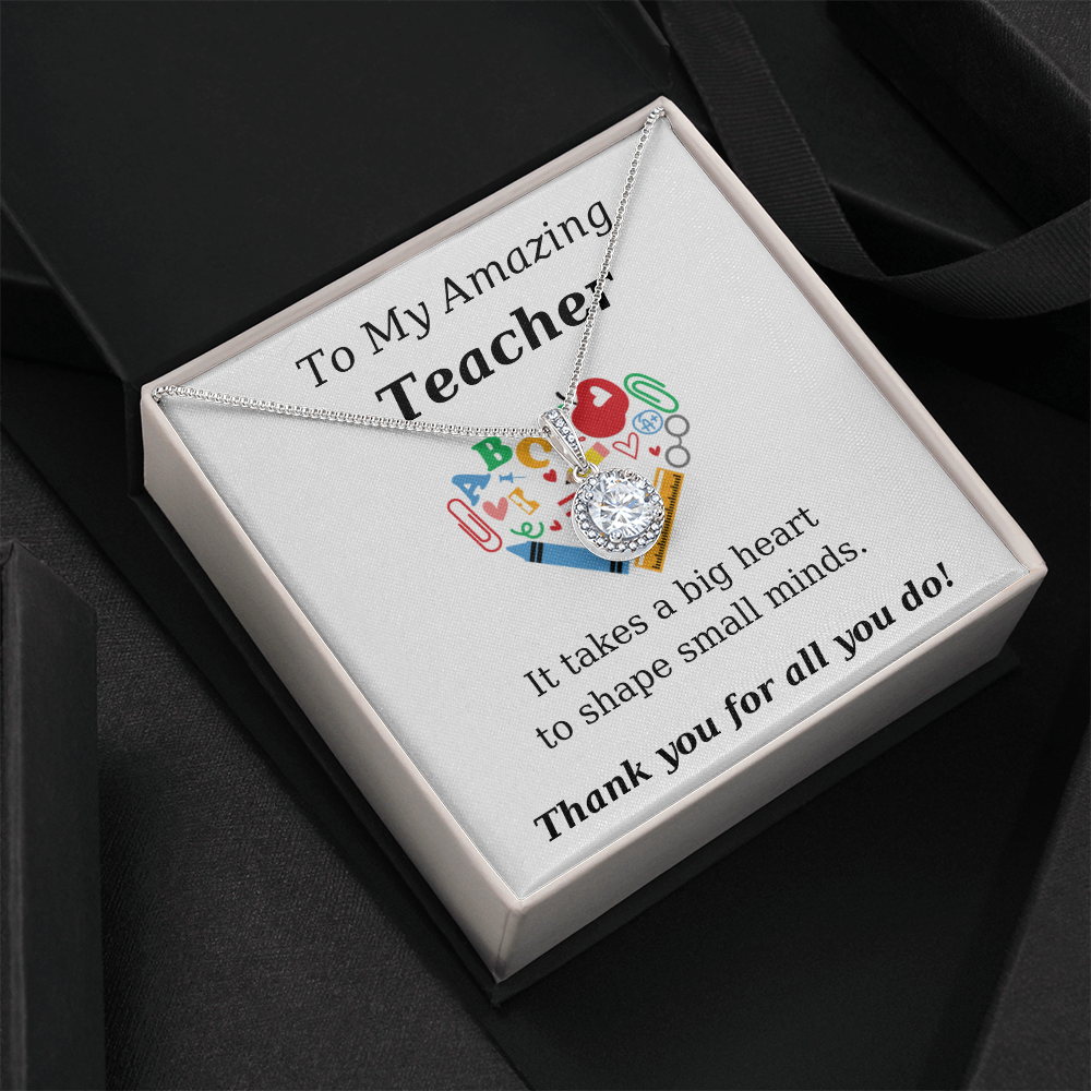 Teacher Appreciation Necklace Gift