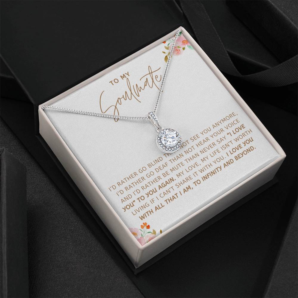 Hope Necklace Gift Soulmate Jewelry for a Meaningful Connection-[Heartfelt Family Gift]