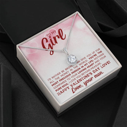 Monogrammed Leather Hope Necklace for Girls A Meaningful Gift-[Heartfelt Family Gift]