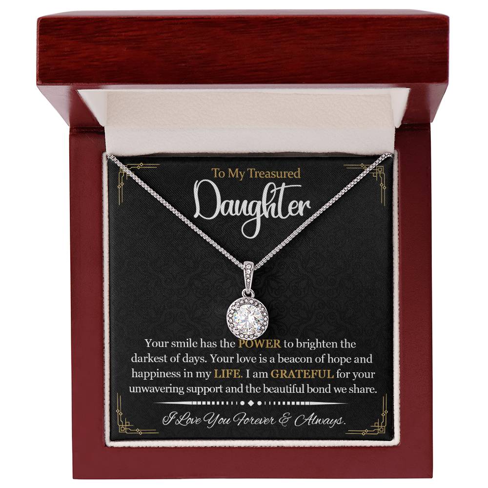 Daughter Hope Necklace  Thoughtful Gift to Bring Joyful Moments-[Heartfelt Family Gift]