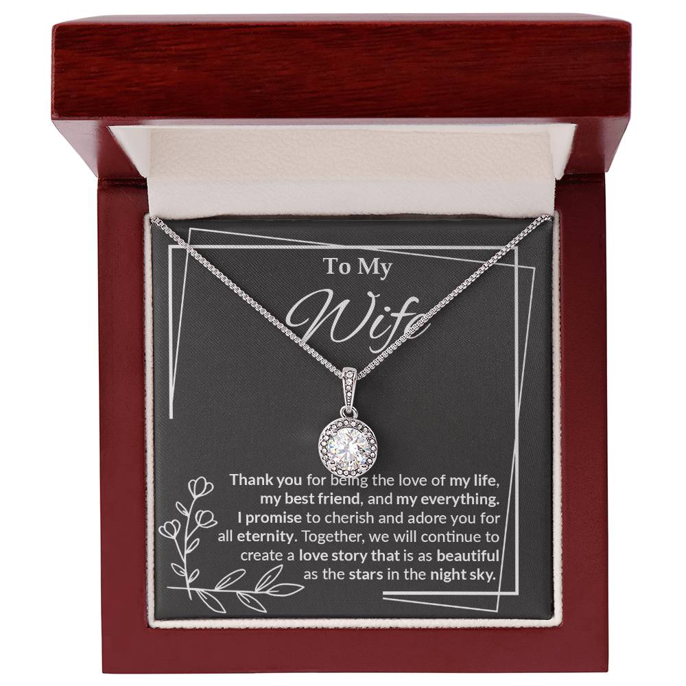 Monogrammed Hope Necklace for My Wife - Thoughtful Gift for Your Beloved - Shopify-[Heartfelt Family Gift]