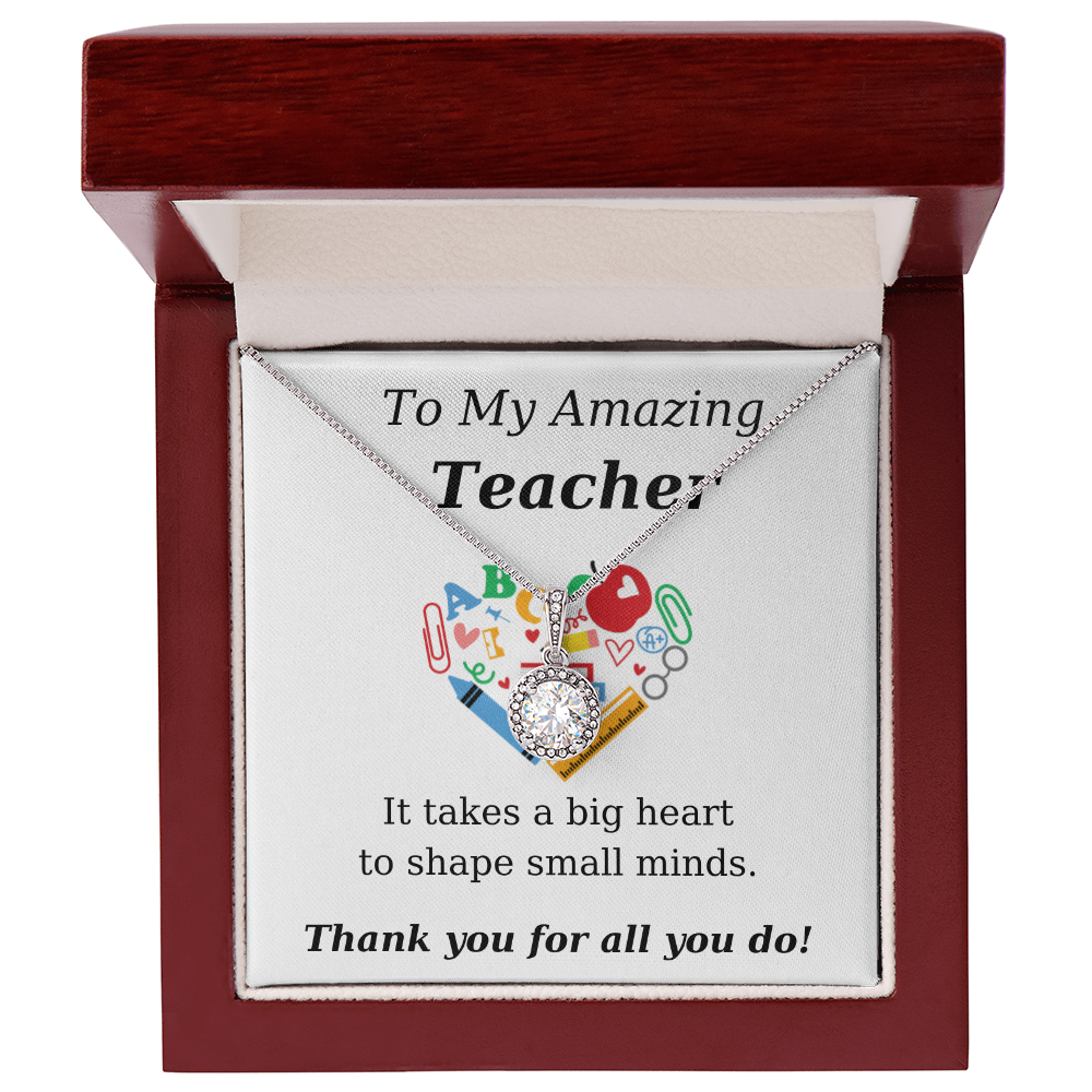 Teacher Appreciation Necklace Gift