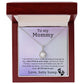 Mommy from Baby Bump Hope Necklace Gift-[Heartfelt Family Gift]