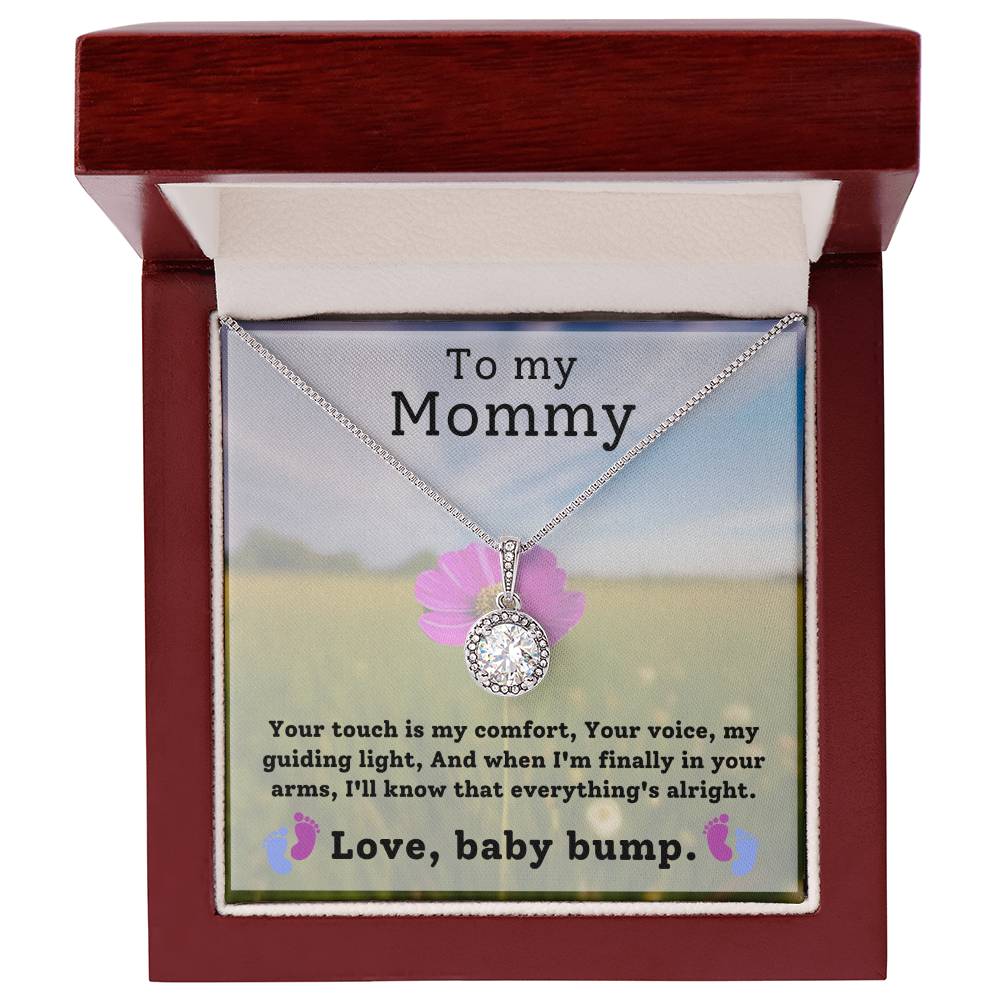Mommy from Baby Bump Hope Necklace Gift-[Heartfelt Family Gift]