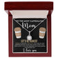Moms Coffee Lover Necklace The Perfect Gift for the Caffeine-Obsessed-[Heartfelt Family Gift]