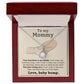 Mom from Baby Bump Hope Necklace Gift-[Heartfelt Family Gift]