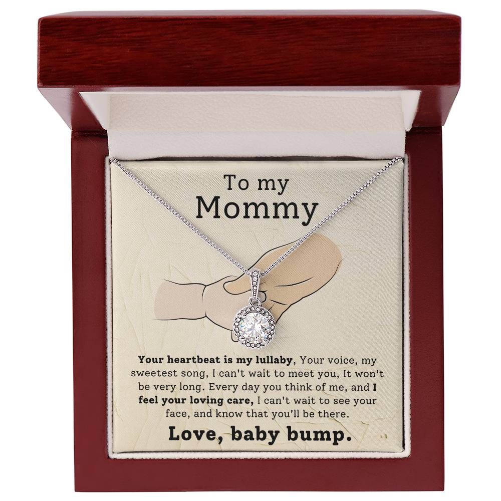 Mom from Baby Bump Hope Necklace Gift-[Heartfelt Family Gift]