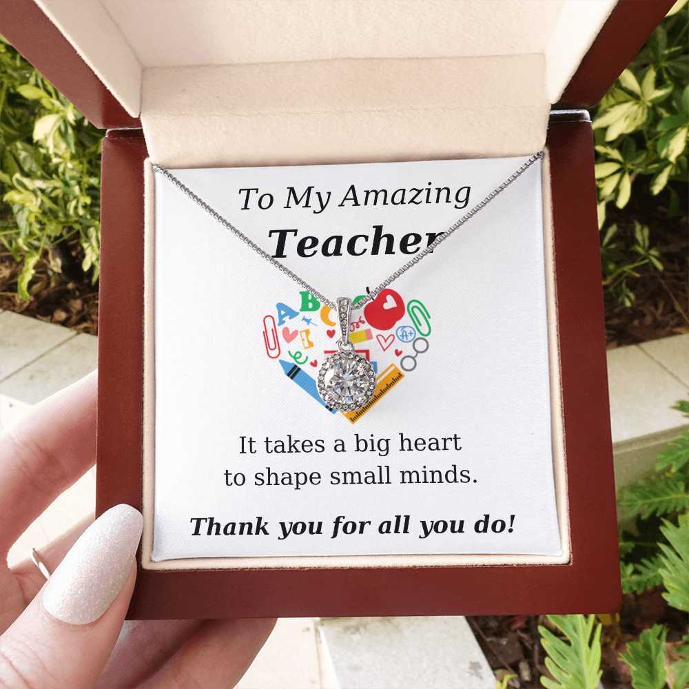 Teacher Appreciation Necklace Gift