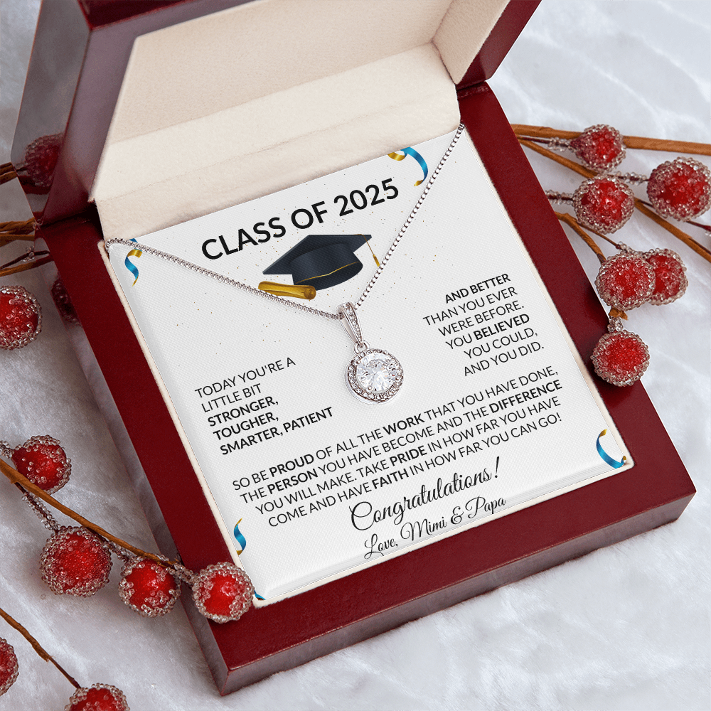 Class of 2025 Graduation Gift Necklace Eternal Hope-[Heartfelt Family Gift]