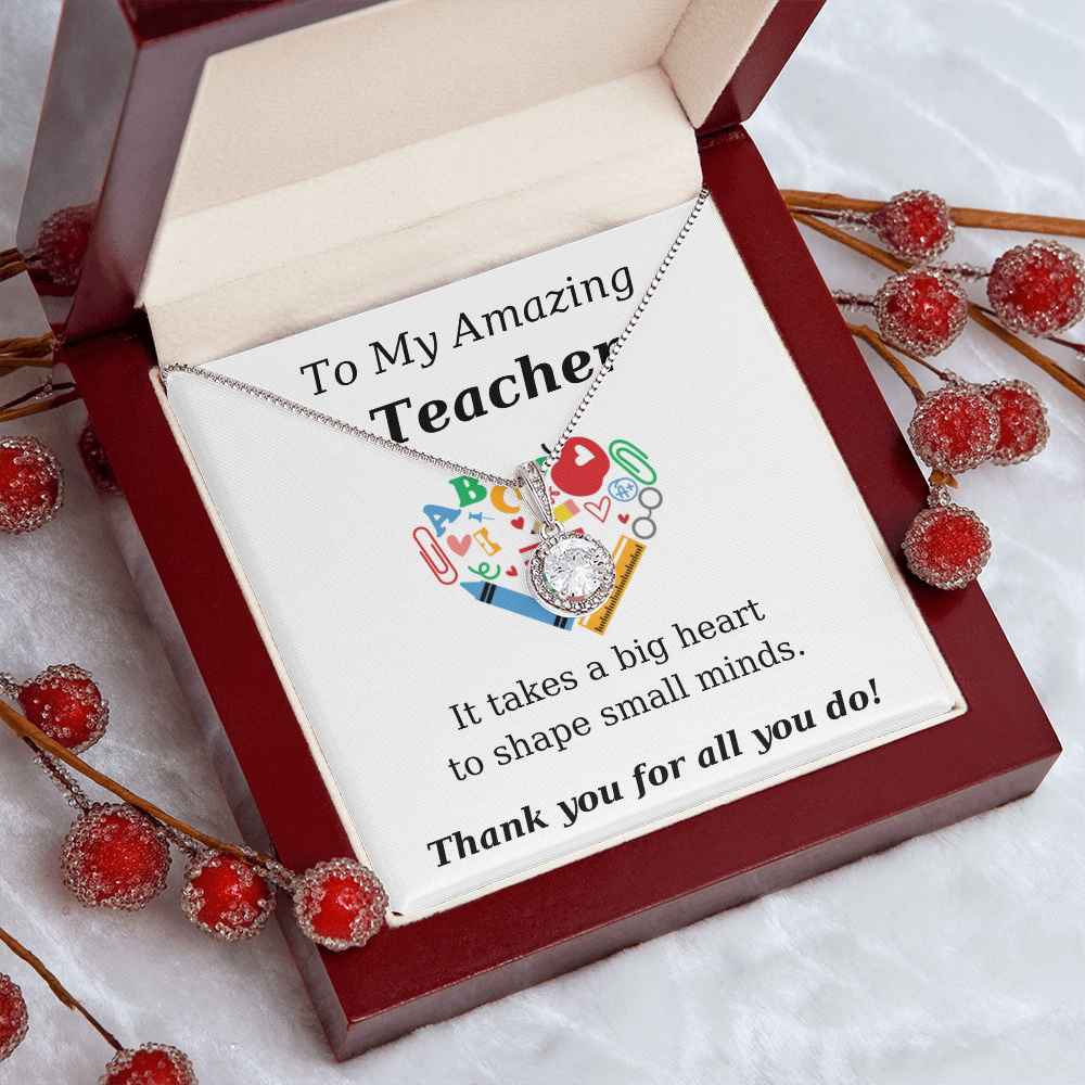 Teacher Appreciation Necklace Gift