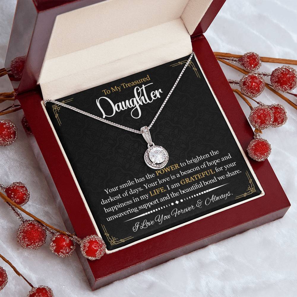 Daughter Hope Necklace  Thoughtful Gift to Bring Joyful Moments-[Heartfelt Family Gift]
