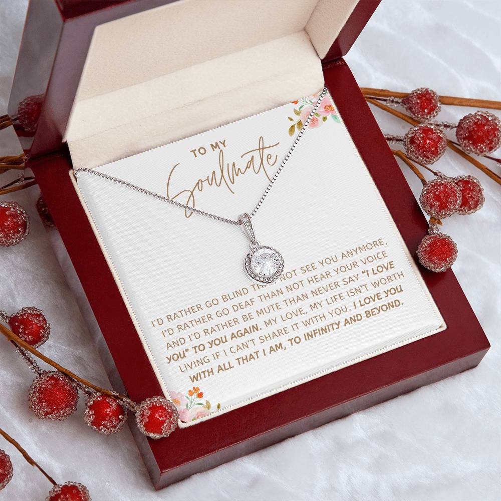Hope Necklace Gift Soulmate Jewelry for a Meaningful Connection-[Heartfelt Family Gift]