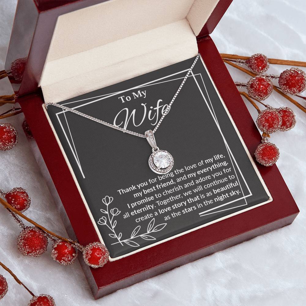 Monogrammed Hope Necklace for My Wife - Thoughtful Gift for Your Beloved - Shopify-[Heartfelt Family Gift]