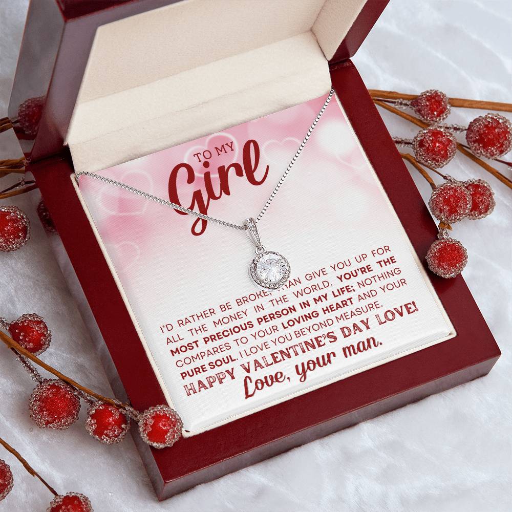 Monogrammed Leather Hope Necklace for Girls A Meaningful Gift-[Heartfelt Family Gift]