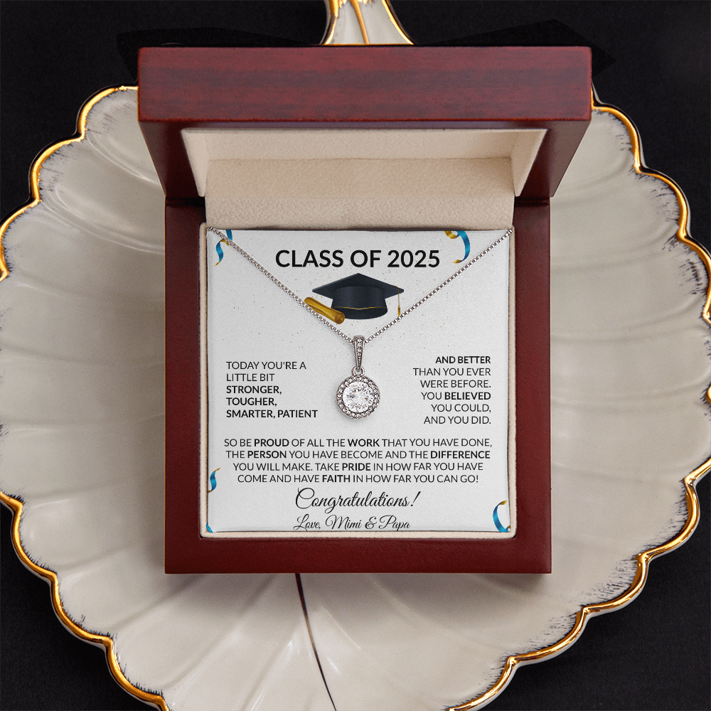 Class of 2025 Graduation Gift Necklace Eternal Hope-[Heartfelt Family Gift]