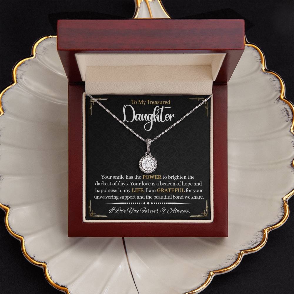 Daughter Hope Necklace  Thoughtful Gift to Bring Joyful Moments-[Heartfelt Family Gift]