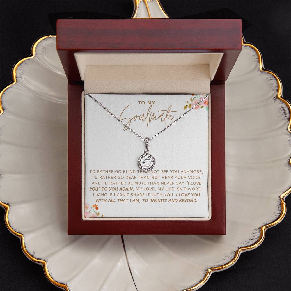 Hope Necklace Gift Soulmate Jewelry for a Meaningful Connection-[Heartfelt Family Gift]