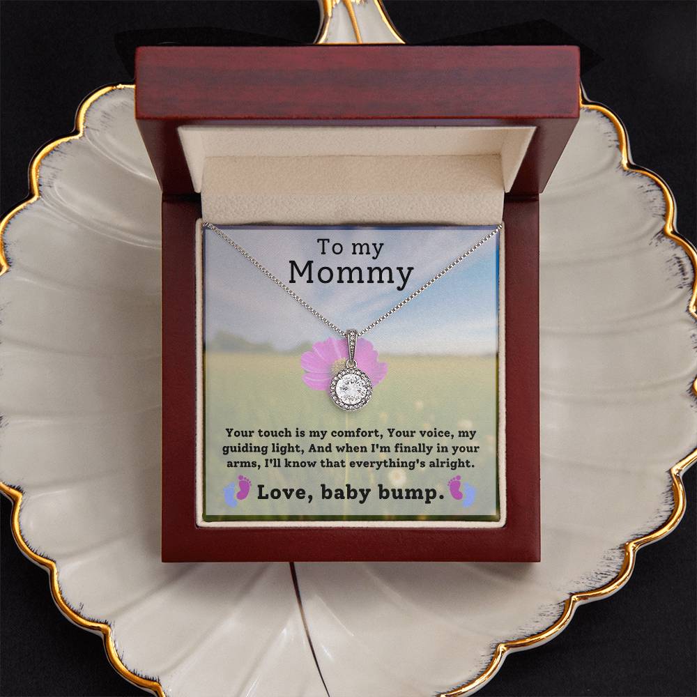 Mommy from Baby Bump Hope Necklace Gift-[Heartfelt Family Gift]