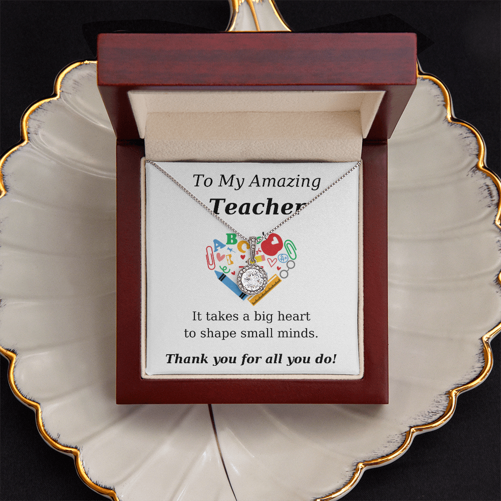 Teacher Appreciation Necklace Gift