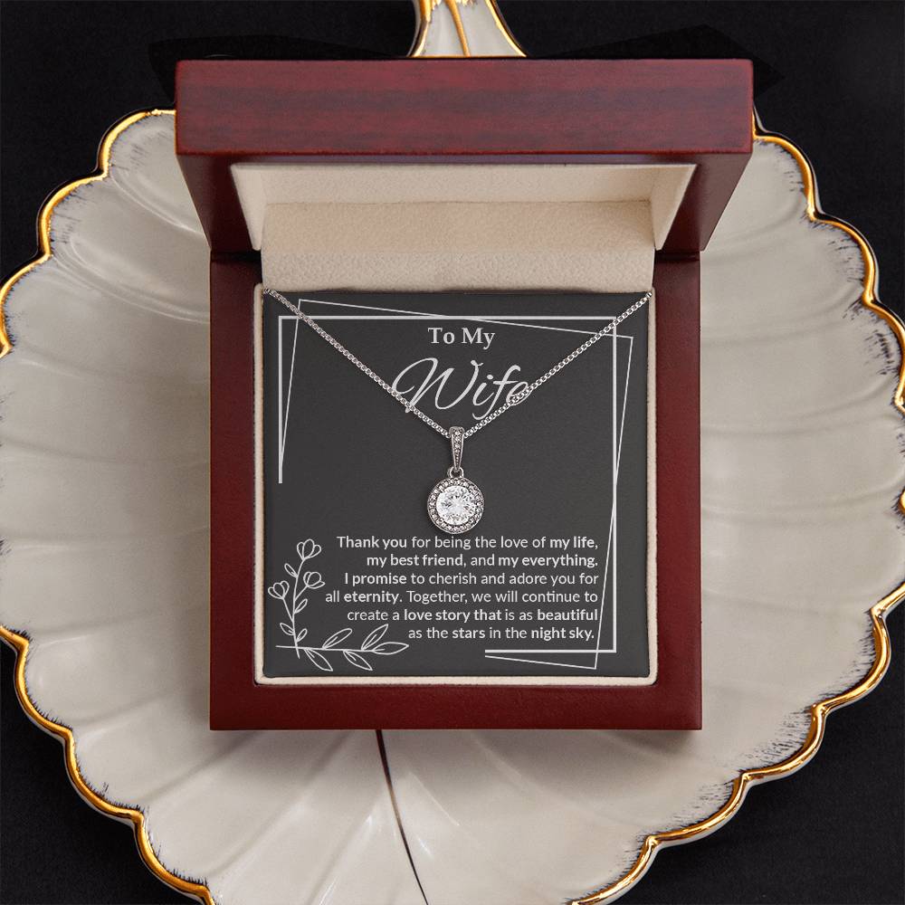 Monogrammed Hope Necklace for My Wife - Thoughtful Gift for Your Beloved - Shopify-[Heartfelt Family Gift]