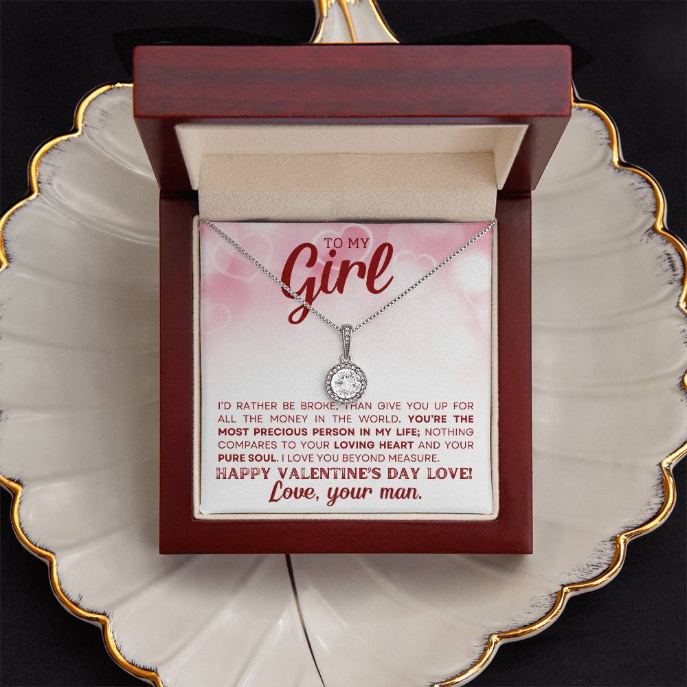 Monogrammed Leather Hope Necklace for Girls A Meaningful Gift-[Heartfelt Family Gift]