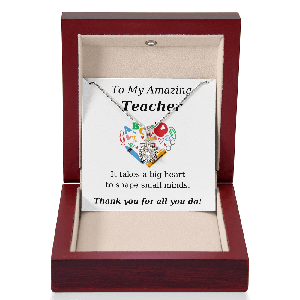 Teacher Appreciation Necklace Gift