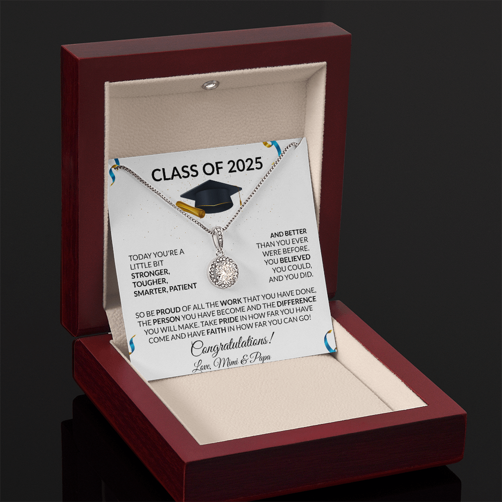 Class of 2025 Graduation Gift Necklace Eternal Hope-[Heartfelt Family Gift]