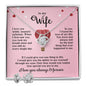 To My Wife Knot Necklace & Earring Gift Set