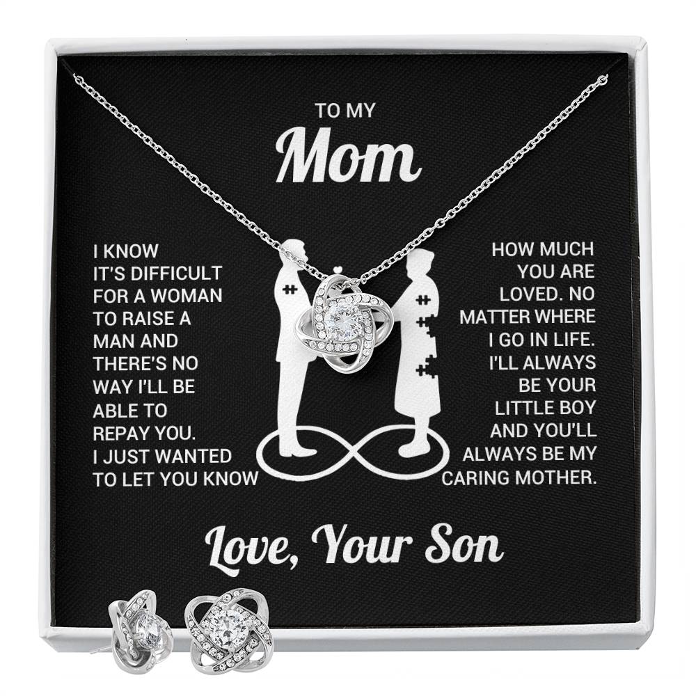 To My Mom Necklace Gift from Son