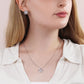 Granddaughter Necklace and Earring Christmas Gift Set-[Heartfelt Family Gift]