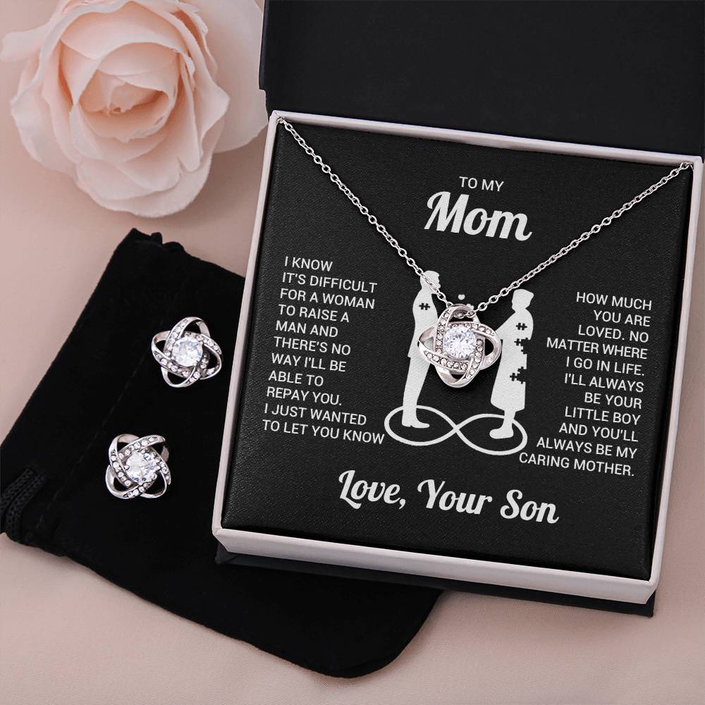 To My Mom Necklace Gift from Son
