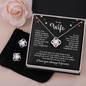 To My Wife Necklace & Earring Gift Set