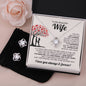 To My Wife Knot Necklace & Earring Gift Set