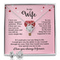 To My Wife Knot Necklace & Earring Gift Set